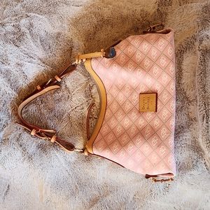 Dooney & Bourke Pink Mongram Shoulder Bag